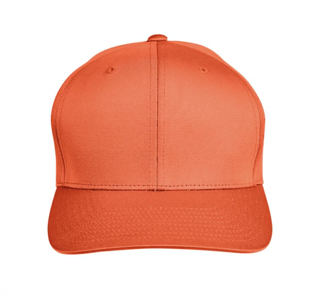 Youth Hat - PVC Rubber Patch on Orange