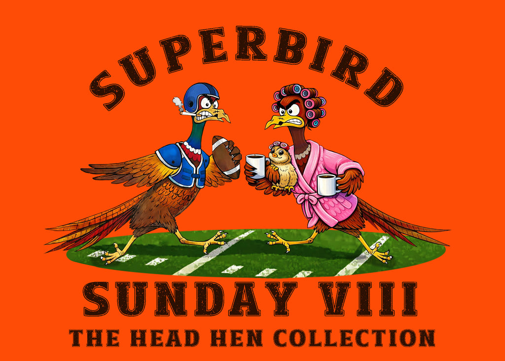 Superbird Sunday - Design 2 - On Orange