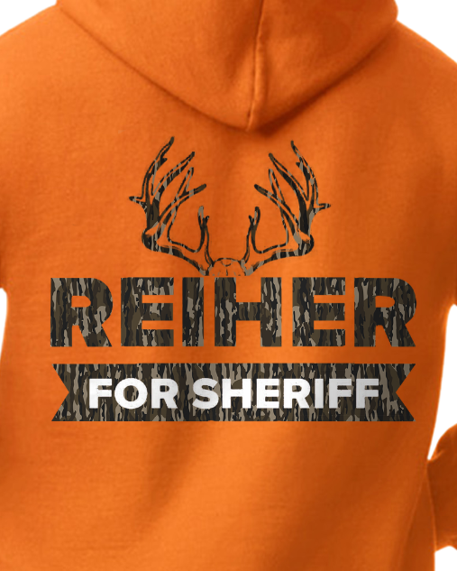 READY FOR SECOND SEASON - Reiher for Sheriff - BLAZE ORANGE HUNTING